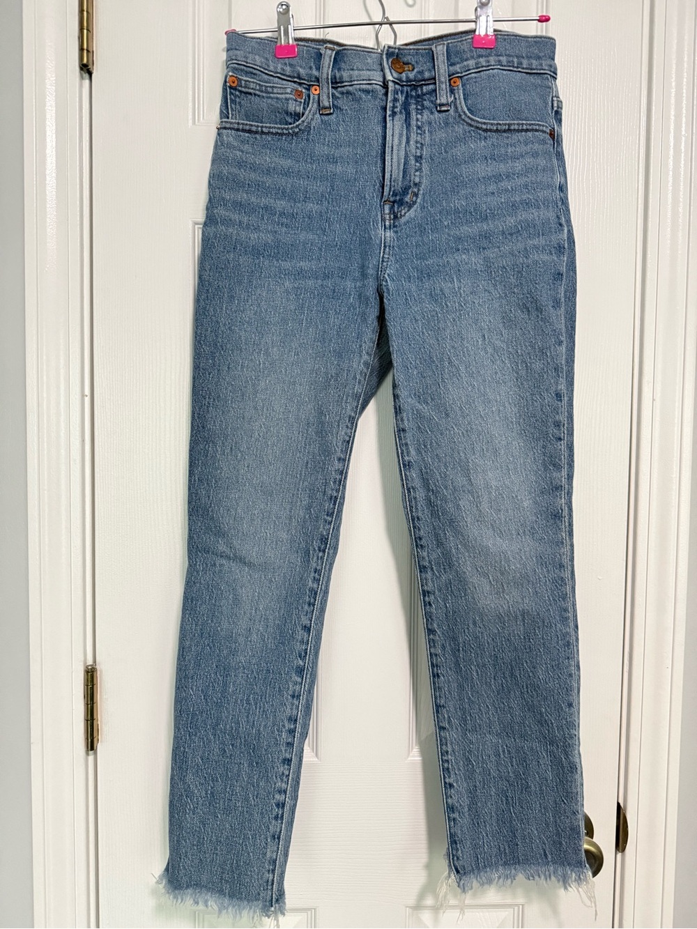 Madewell The Perfect Vintage Jeans 26P Petite Raw Hem